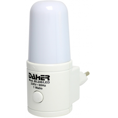 60.246/LED/AZ  LUZ NOCHE 5 LEDS 1 W LUZ AZUL