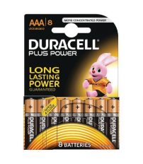 BL 8ud PILA ALCALINA LR03 AAA DURACELL PLUS POWER