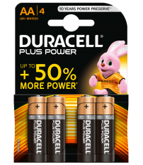 4 x PILA ALCALINA LR03 AAA DURACELL PLUS