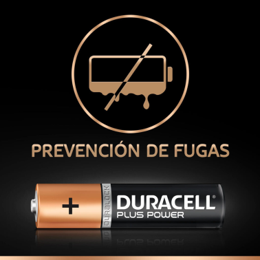 4 x PILA ALCALINA LR03 AAA DURACELL PLUS