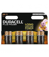 8 x PILA ALCALINA LR06 AA DURACELL PLUS POWER