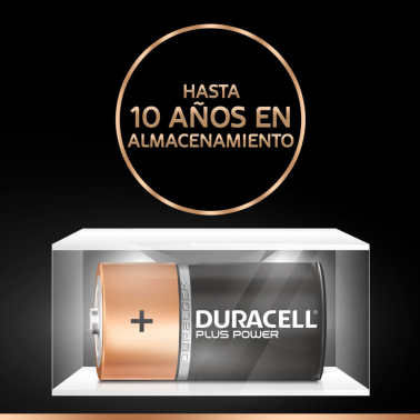 2 x PILA ALCALINA LR20 D DURACEL PLUS