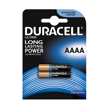 2 x PILA ALCALINA LR4A 1.5V AAAA DURACELL ULTRA