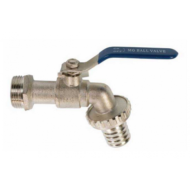 VALV. MAN. INOX. TOMA MANGUERA 3/4.