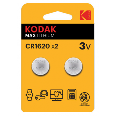 30417694 BL 2ud PILA BOTON MAX KODAK CR1620 3V
