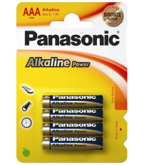 4X PILA ALKALINE POWER PANASONIC LR03 AAA 1.5V