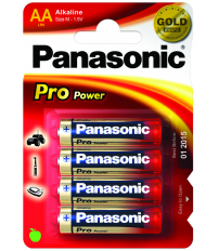4X PILA ALCALINA PANASONIC PRO POWER LR06 1.5V