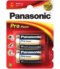2 x PILA ALCALINA LR14 C PANASONIC PRO POWER 1.5V