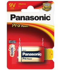 1 x PILA ALCALINA 6LR61 PANASONIC PRO POWER 9V