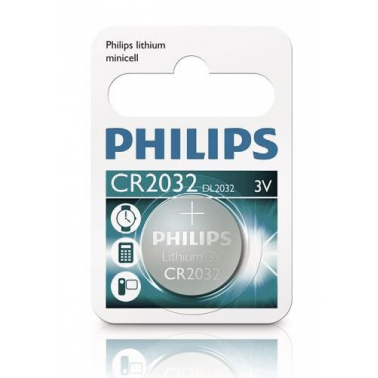 BL 1ud PILA BOTON LITIO CR2032 3V PHILIPS