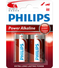 2 x PILA ALCALINA LR14 C PHILIPS