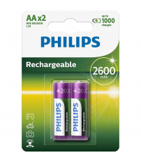 2 X PILA RECARGABLE AA 950mAh PHILIPS