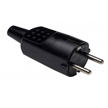 1104 RT CLAVIJA AEREA TTL NEGRA 16A GOMA FAMATEL