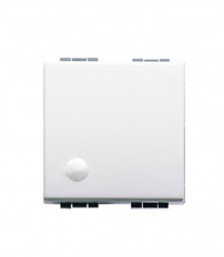 C4001L/2  INTERRUPTOR 16A 2 MODULOS BLANCO LUNA