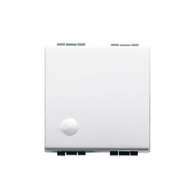 C4001L/2  INTERRUPTOR 16A 2 MODULOS BLANCO LUNA