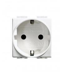 C4141 BASE BIPOLAR TTL CON OBTURADOR 16A BLANCO LUNA