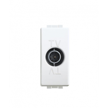 C4202CD BASE TV/SAT FINAL 1 MODULO BLANCO LUNA