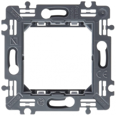 C4702 SOPORTE 2 MODULOS CON TORNILLOS LUNA