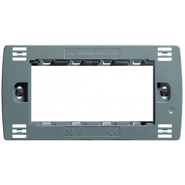 C4704 SOPORTE RECTANGULAR 4 MODULOS LUNA