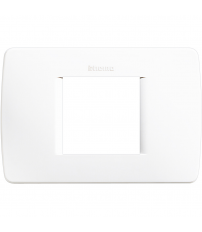 C4819BN PLACA 2 MODULOS BLANCO LUNA