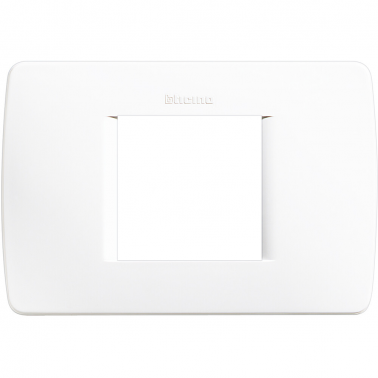 C4819BN PLACA 2 MODULOS BLANCO LUNA