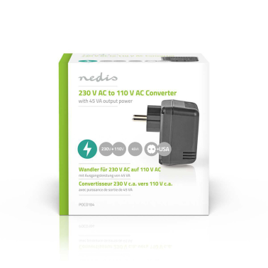 POCO104 TRANSFORMADOR CORRIENTE 230V A 110V NEDIS