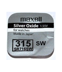 315 PILA MAXELL BOTON OXIDO DE PLATA RELOJ SR716SW
