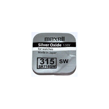 315 PILA MAXELL BOTON OXIDO DE PLATA RELOJ SR716SW