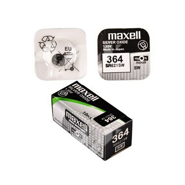 364 PILA MAXELL BOTON OXIDO DE PLATA RELOJ SR621SW