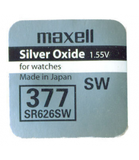 377 PILA MAXELL BOTON OXIDO DE PLATA RELOJ SR626SW
