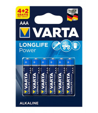 4903 BL 6ud PILA ALCALINA LR03 AAA VARTA LONGLIFE