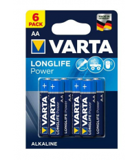 4906 BL 6ud PILA ALCALINA LR06 AA VARTA LONGLIFE