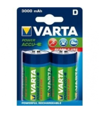 BL 2ud PILA RECARGABLE R20 D VARTA