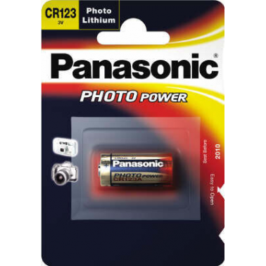 CR123 - PILA FOTO PANASONIC LITIO 3V