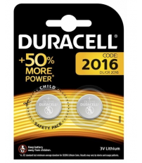 CR2016 BL 2ud PILA BOTON LITIO 3V DURACELL