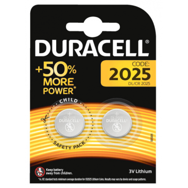CR2025 BL 2ud PILA BOTON LITIO 3V DURACELL