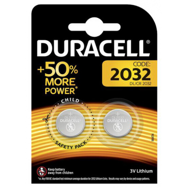 CR2032 BL 2ud PILA BOTON LITIO DURACELL