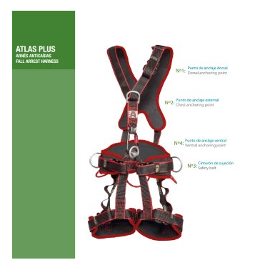 ARNES  CLIMAX ANTICAIDA ATLAS ARNES CINTO Y PERNERA