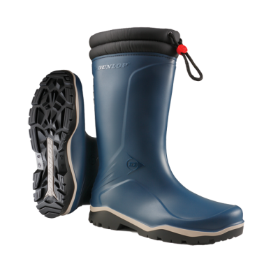 BOTA CAÑA ALTA DUNLOP BLIZZARD K454061 T-38 AZUL Y NEGRO