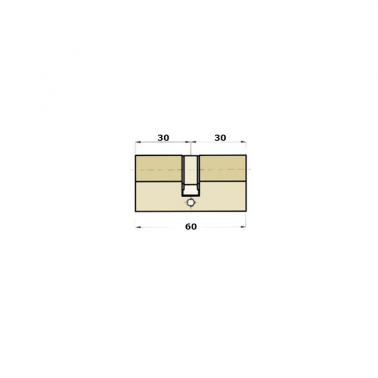 CILINDRO TESA TK-100 30X30 LATON 5LL