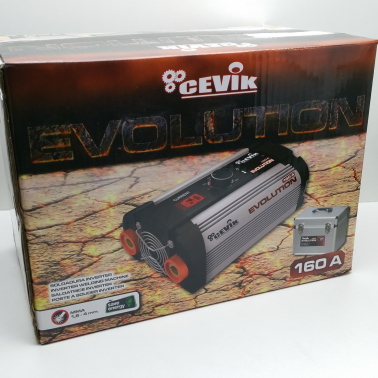 SOLDADOR INVERTER CEVIK EVOLUTION 20X 160A Y MALETIN