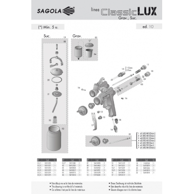 PISTOLA NEWCLASSIC LUX SAGOLA 1.6 (40)