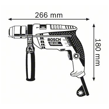 TALADRO BOSCH PERCUTOR GSB-13-RE 600W